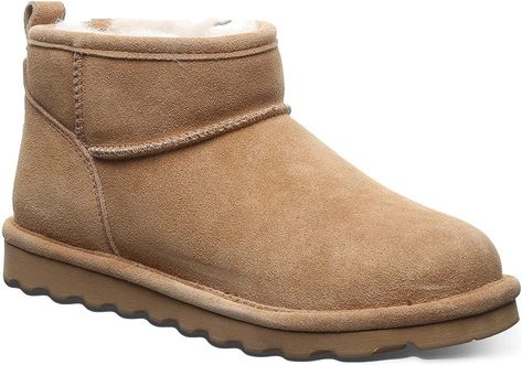 Short Ankle Boots, Slip On Boots, Bearpaw Boots, Womens Ankle Boots, Womens Boots Ankle, Suede Booties, Soft Suede, Rainy Days, Winter Boot