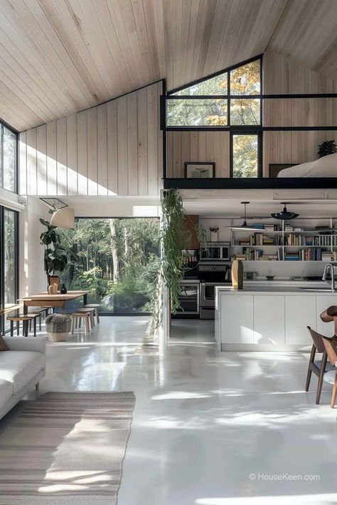 Scandinavian Tiny House, Nordic Home Design, Scandinavian House Design, Scandinavian House, Modern Small House Design, Compact House, Tiny Cabins, Tiny House Interior, Tiny House Cabin