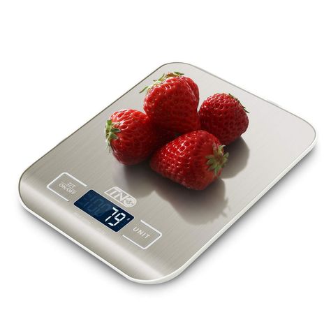 Food Scale Silver: Kitchen Tools & Gadgets: Amazon.com.au Konversi Satuan, Food Scales, Digital Food Scale, Kitchen Electronics, Luggage Scale, Digital Kitchen Scales, Electronic Scale, Kitchen Weighing Scale, Food Scale