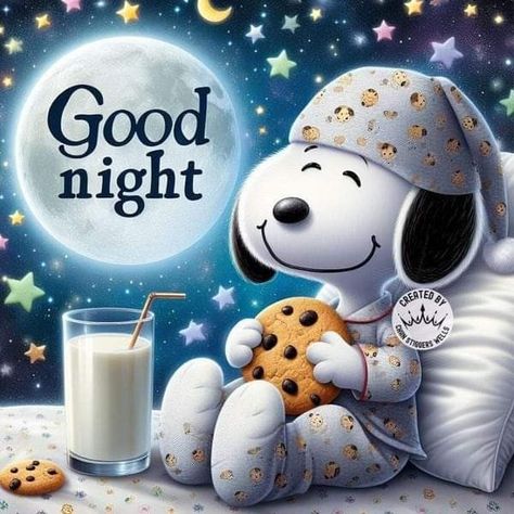 Goodnight Snoopy, Good Morning Snoopy, Good Night Funny, Night Friends, Snoopy Images, Cute Good Night, Slaap Lekker, Snoopy Wallpaper, Good Night Friends