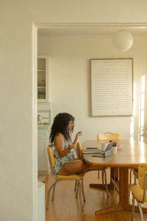 Intimate Portraits + Lifestyle Photos of Actress Monique Coleman in her West HollyWood home at golden hour. People At Home Photography, Interior Lifestyle Photography, Monique Coleman, Studio Photography Poses, Hollywood Homes, Single Women, Photo Magazine, Actress Photos, Home Photo