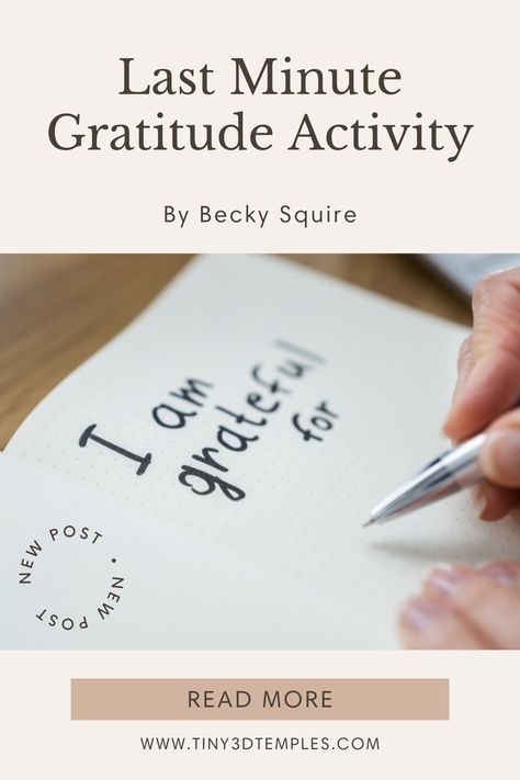 Last Minute Gratitude Activity - Tiny 3D Temples | LDS Blog Temples Lds, Gratitude Activity, Play Dough Sets, Angel Moroni, Gratitude Activities, State Signs, Christmas Light Ornament, Topo Map, Year End