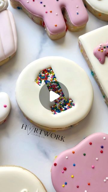 Jessica on Instagram: "🌈Rainbow sprinkles on top of a funfetti cookie? Yes, please!   Can you guess the theme? . . . . . . . . . #birthdaycookies #cookies #cookieart #customcookies #cookier #sugarcookies #sugarcookiesofinstagram #decoratedsugarcookies #decoratedcookies #cookiedecorating #cookier #cookiedecorator #royalicing #royalicingcookies #sprinklecookies #cookiesofinstagram #icedcookies #ctcookies #fairfieldct #fairfieldcounty #trumbullct #stratfordct #cookievideo #icingcookies #firstbirthdaycookies" Rainbow Cookies Decorated, Birthday Royal Icing Cookies, Balloon Sugar Cookies, Decorated Sugar Cookies Ideas, 18th Birthday Cookies, Birthday Sugar Cookies Decorated, Pokemon Cookies, Birthday Cookies Decorated, Birthday Sugar Cookies