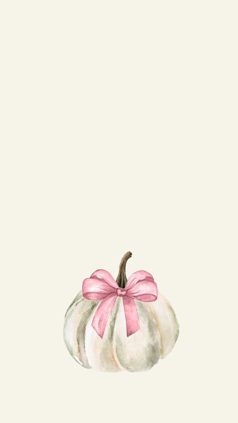 Nude, beige, minimalistic aesthetic pumpkin bow wallpaper Fall Bow Wallpaper, Pink Pumpkin Wallpaper, Pink Thanksgiving, Pumpkin Wallpaper, Bow Wallpaper, Thanksgiving Wallpaper, Fall Bows, Halloween Bows, Pink Pumpkins