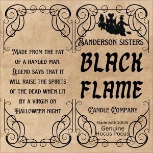 Black Flame Candle Label, Hocus Pocus Spell Book Pages Printable Free, Diy Black Flame Candle Hocus Pocus, Hocus Pocus Spells Printable, Diy Hocus Pocus Decorations, Black Flame Candle Printable, Hocus Pocus Diy Decorations, Hocus Pocus Book Diy, Hocus Pocus Diy Decor