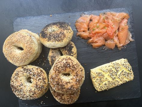 Lox, Bagels & Smoked Cream Cheese — SAM THE COOKING GUY Smoked Cream Cheese Recipe, Smoked Cream Cheese, Food Combos, Cream Cheese Recipe, Lox And Bagels, Small Oven, Cream Cheese Recipes, Everything Bagel, Bread Dough