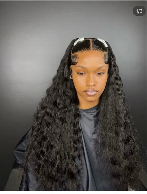 Wig Websites, Cute Ponytail Styles, Promise Land, Frontal Hair, Frontal Wig Hairstyles, Y2k Hairstyles, Birthday Hairstyles, Birthday Hair, Sew Ins