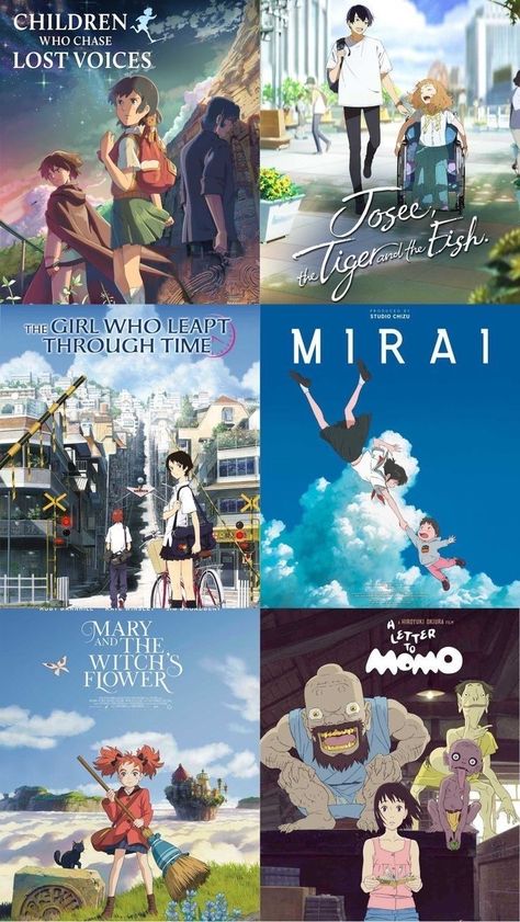 Anime Films To Watch List, Mirai Movie, Cute Anime To Watch, Anime Movies To Watch List, Mirai Anime, A Letter To Momo, Lost In Random, Best Anime To Watch, Children Who Chase Lost Voices