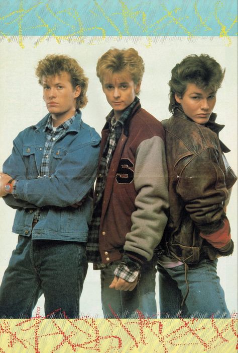 1980s Mens Fashion, 80s Mens Fashion, Aha Band, 1980s Outfits, Magne Furuholmen, 80s Fashion Men, Look 80s, Morten Harket, 80s Men