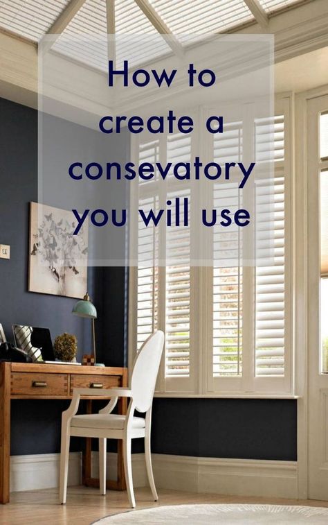 Office Conservatory Ideas, Conservatory Study Room, Home Office Conservatory Ideas, Conservatory Wall Ideas, Conservatory Ideas Interior Decor Modern, Conservatory Decor Ideas Uk, Conservatory Decor Small Cosy, Conservatory Office Ideas, Conservatory Curtain Ideas