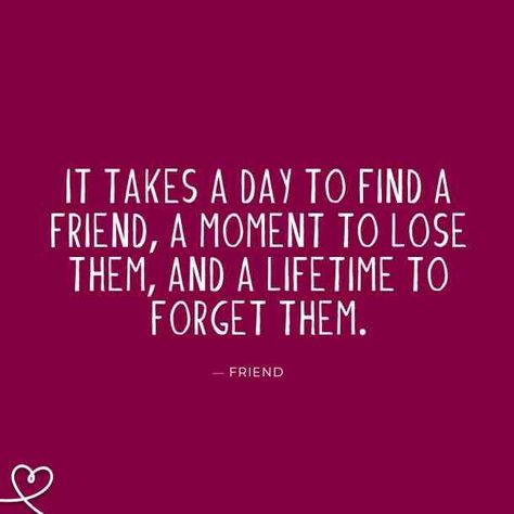 #quotes #lonelyquotes #friendshipquotes #breakup #breakupquotes #friendshipbreakup #breakupwithafriend #friendship #endingfriendship #YourTango | Follow us: www.pinterest.com/yourtango“It takes a day to find a friend, a moment to lose them, and a lifetime to forget them.” —Friend Friend Breakup Quotes, Missing A Friend, Lost Friendship Quotes, Friendship Loss, The Loss Of A Friend, Lost Friendships, Friendship Breakup Quotes, Friend Breakup, Friend Drama