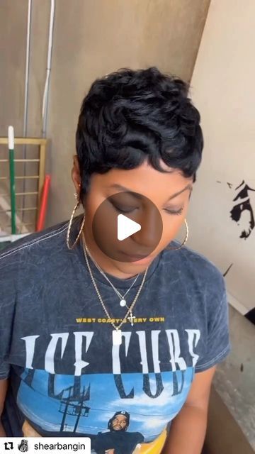 8,096 likes, 60 comments - thecutlife on October 7, 2023: "pixie perfection via ATL-based stylist @shearbangin ✂️ #thecutlife #shorthair #atlhairstylist #pixiecut". Pixie Haircut For Black Women Round Face, Anita Baker Haircut Styles, Short Pixie Hairstyles For Black Women, Short Hair Black Women Pixie, Pixie Cut Black Women Natural Hair, Short Pixie Haircuts For Black Women, Sassy Pixie Haircut, Pixie Cut Quick Weave, Short Pixie Bob Hairstyles