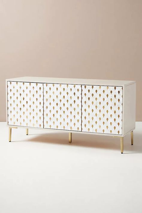 Sideboards & Dining Room Buffets | Anthropologie Mother Of Pearl Furniture, Pearl Furniture, Sideboard Dining Room, Ceramic Stool, Living Room Console, Dining Room Buffet, Mother Of Pearl Inlay, Anthropologie Uk, Pearl Inlay