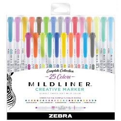 Highlighters : Target Zebra Mildliner, Cool School Supplies, School Organization Notes, Highlighter Pen, Bullet Journal Writing, Cute School Supplies, Too Cool For School, Bullet Journal Ideas Pages, Bullet Journal Inspiration