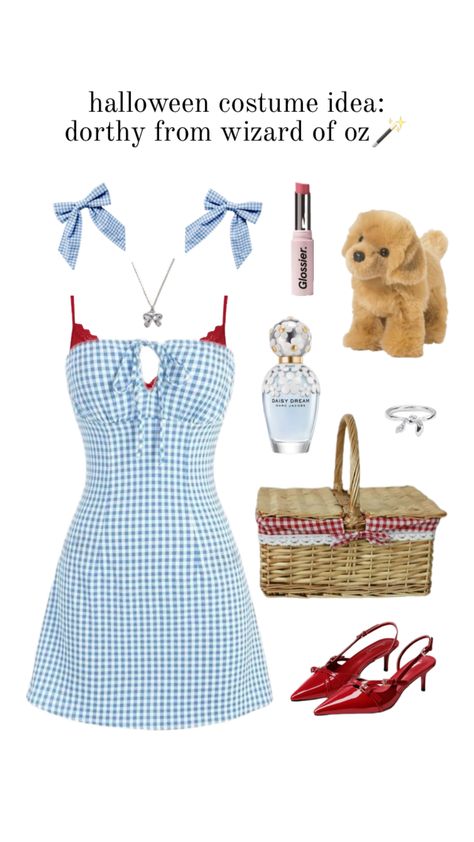 halloween costume idea: dorthy from wizards of oz🪄 #halloween #costume #wizardofoz #aesthetic #fyp Wizard Of Oz Aesthetic, Wizard Of Oz Costume Ideas, Dorthy Costume, Oz Aesthetic, Wizard Of Oz Costume, Halloween Costume Idea, Glinda The Good Witch, The Good Witch, Halloween Costume Ideas