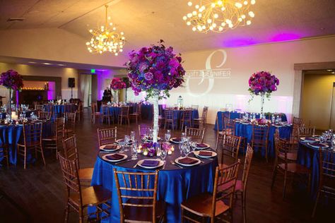 Purple and Blue | by Joshua Aull Dark Purple Wedding Theme, Sonoma Wedding Venues, Deep Purple Wedding, Blue Purple Wedding, Bay Area Wedding Venues, Purple Quince, Purple Wedding Decorations, Purple And Gold Wedding, Decor Centerpieces