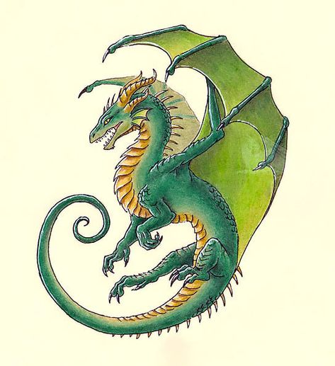 Pretty good little green dragon. Color: Green. Tags: Nice, Easy Green Dragon Illustration, Green Dragon Tattoo, Green Dragon Art, Fantasy Deviantart, Dragon Tattoo Drawing, Targaryen Tattoo, Green Tattoos, Tattoo Dragon, Chinese Dragon Tattoos