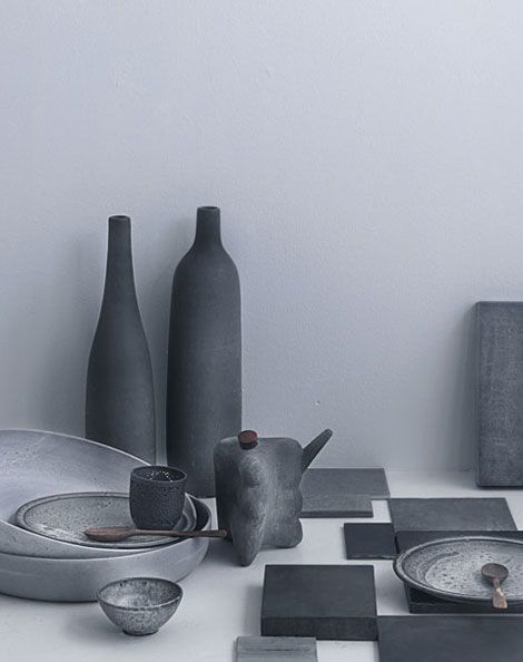 Grey Mood, Grey Bar, Decor Studio, Gray Matters, 50 Shades Of Grey, Ceramic Tableware, Ceramic Vessel, Grey Tones, Objects Design