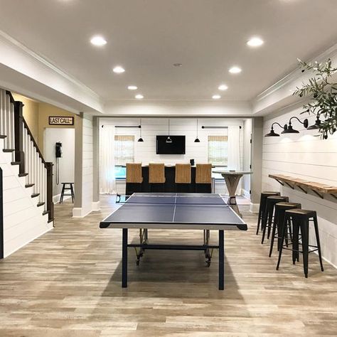 Cost To Finish Basement, Remodeling Trends, Basement Games, Basement Inspiration, Game Room Basement, Basement Living Rooms, Diy Basement, Basement House, Small Basements