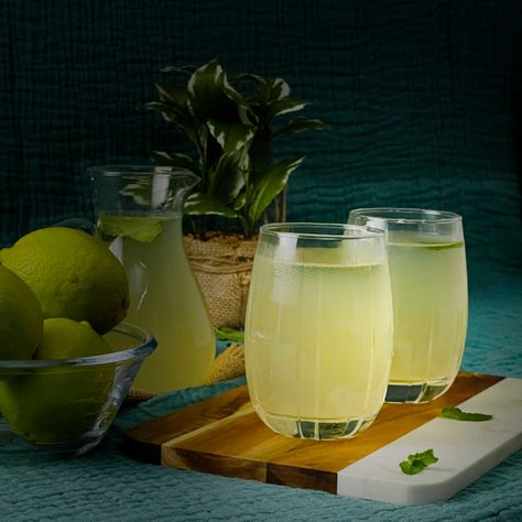 Mint Limeade Recipe, Curried Potato Salad, Indian Cocktails, Patato Salad, Mango Mastani, Mint Limeade, Nimbu Pani, Kachumber Salad, Healthy Lemonade