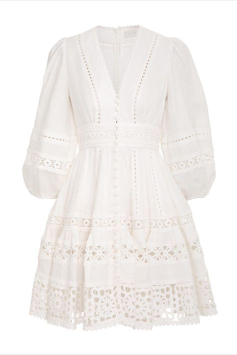 ZIMMERMANN Summer Swim 23 Honeymoon Wear, Zimmerman Dress, Macrame Lace, Monsieur Madame, Winter Fashion Outfits Casual, Linen Midi Dress, Daytime Dresses, Mini Dresses For Women, Mini Dresses