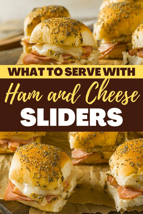 Sides For Slider Sandwiches, Side For Sliders, Side Dish With Sliders, Slider Sides Parties, Side Dishes To Go With Sliders, What To Serve With Sliders Parties, Sides For Ham And Cheese Sliders, Side Dishes For Sliders Dinners, Sliders And Side Dishes