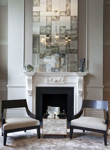 Top 50 Mirrors for Luxury Interiors | Read the entire article in http://bocadolobo.com/blog/furniture/mirrors-luxury-interiors/ Mirror Above Fireplace, Elegant Lifestyle, Interior Design London, Open Fireplace, Mirror On The Wall, Fireplace Design, Fireplace Mantels, Rustic Kitchen, Luxury Interior