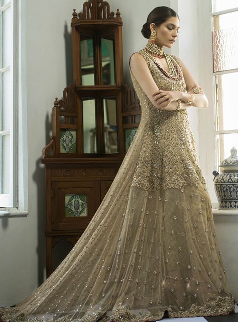 #bridaldress #bridalwear #bridalsuits Zainab Chottani, Gold Shirt, Bridal Dress, Bridal Collection, Bridal Wear, Bridal Dresses, Ball Gowns, Designer Dresses, Formal Dresses