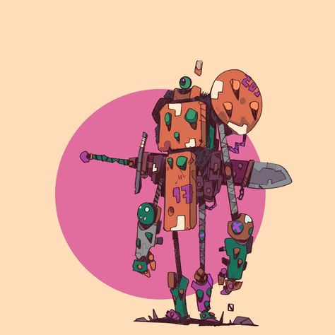 Gareth Davies on Instagram: “Clive #drawing #art #illustration #sketch #doodle #robot” Mechanical Character, Robots Design, Gareth Davies, Unit 01, Artist Reference, Robot Cartoon, Robot Illustration, 2d Character, Robot Design