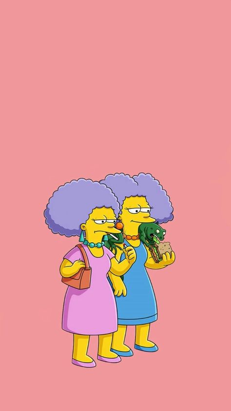 Patty And Selma The Simpsons, Patty Selma Costume, Patty And Selma, Morgan Tattoo, Festivus For The Rest Of Us, Simpsons Tattoo, Simpson Wallpaper Iphone, Simpsons Drawings, Pig Wallpaper