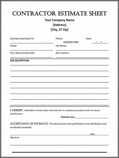 Example of construction estimate form estimate template construction bids concrete driveway estimate template sample. Concrete driveway estimate template, Project scoping and forecasting are a vital tool for just about any business. The range of your job may want to c... Roofing Contract, Free Proposal Template, Construction Bids, Roofing Estimate, Estimate Template, Peoria Illinois, Construction Contract, Housing Development, Business Proposal Template