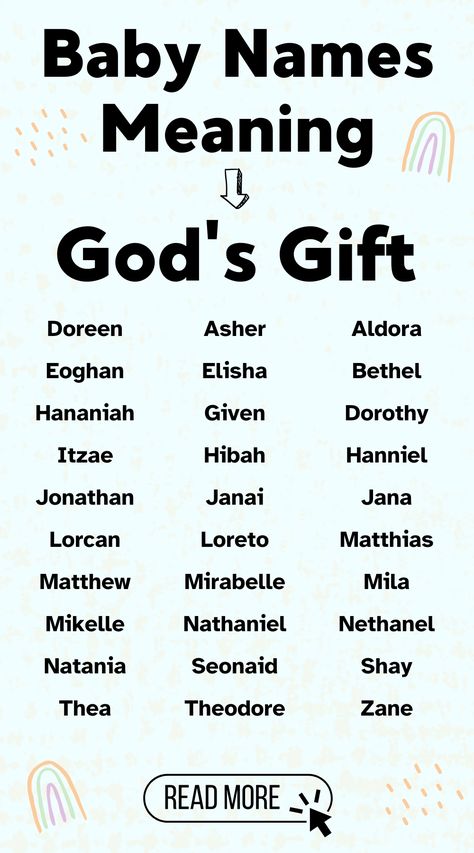 Looking for a name that reflects your gratitude for your little miracle? Discover beautiful baby names meaning 'God's gift' - perfect for your precious newborn! 🙏👶 From classic to unique, find the perfect name for your little blessing.  #BabyNames  #Names Baby Names Meaning, What Your Name, Names Meaning, Name Inspiration, Baby Names And Meanings, What Is Your Name, Name Meaning, Name Ideas, Names With Meaning