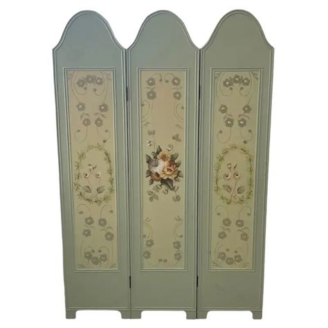 French Panel Room Divider - 176 For Sale on 1stDibs | french style room divider, french divider, french room divider Room Divider Vintage, Bedroom Screens, Painting Mood, Wall Divider, Wood Room Divider, Wooden Room Dividers, Partition Screen, Kids Room Murals, Doll Furniture Diy