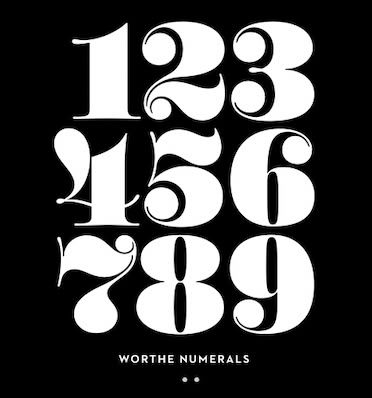 Retro Number Font, 2024 Number Design Fonts, Typography Numbers Design, Cool Number Fonts, Retro Numbers, Typography Numbers, Van Gogh Drawings, Numbers Typography, Gothic Lettering