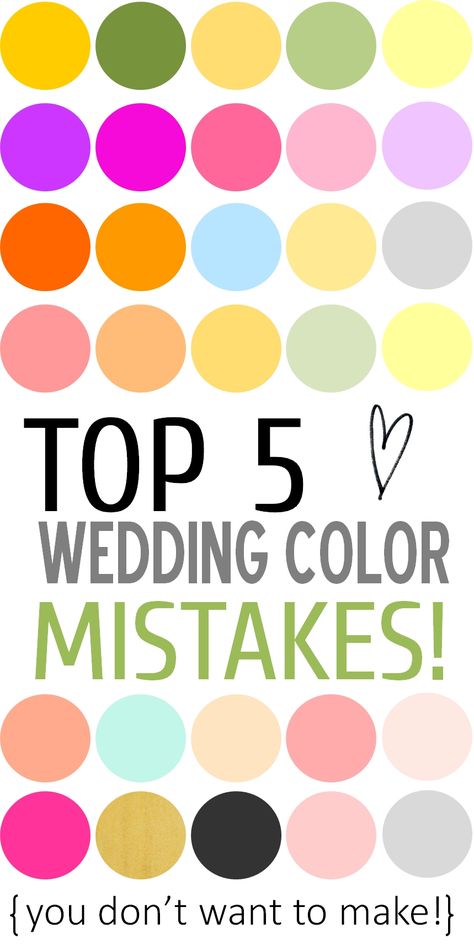 Top 5 Wedding Color Mistakes + Ways to Avoid them! http://www.theperfectpalette.com/2013/09/top-5-wedding-color-mistakes-ways-to.html When I Get Married, Perfect Palette, Wedding Wishes, Wedding Color, Wedding Planning Tips, Wedding Color Schemes, Wedding Planners, Here Comes The Bride, Event Styling