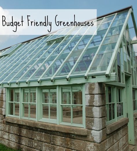 Budget Friendly Greenhouses - Mom Prepares Greenhouse Shed, Build A Greenhouse, Greenhouse Ideas, Backyard Greenhouse, Small Greenhouse, Greenhouse Plans, Potting Sheds, Diy Greenhouse, Garden Greenhouse