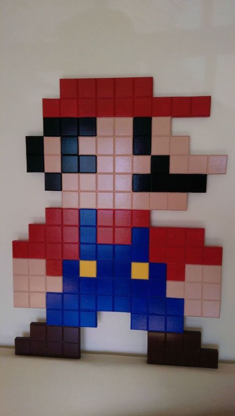 Mario Playroom, Mario Bedroom Ideas Boys, Mario Bros Room, Mario Ideas, Mario Diy, Mario Bedroom, Nintendo Room, Super Mario Room, Mario Room