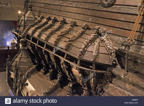 The Vasa ship inside the Vasa Museum in Stockholm, Sweden Stock Photo - Alamy Vasa Ship, Vasa Museum, Ship Interior, Stockholm Sweden, Tall Ships, T Rex, Stockholm, Sweden, Photo Image