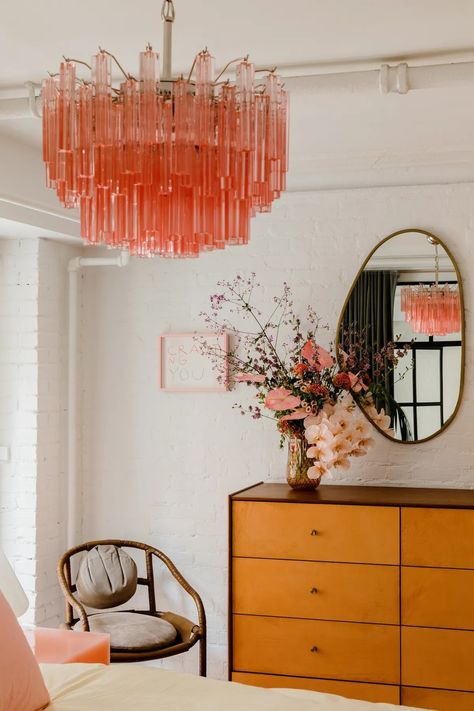 Elsa Hosk Home, Soho Loft, New York Loft, Murano Chandelier, Elsa Hosk, Decoration Inspiration, Dream Apartment, Architectural Digest, Interior Inspo