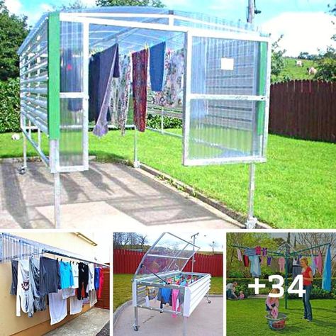 Drying Rack Ideas, Outdoor Clothes Drying Rack, Diy Clothes Drying Rack, Clothesline Diy, Outdoor Drying, Pvc Pipe Fittings, Drying Rack Laundry, Event Hall, Outdoor Clothes