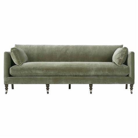 Green Velvet Couch, Nailhead Sofa, Velvet Couch, Rowe Furniture, Round Sofa, Tufted Sofa, Linen Sofa, Large Sofa, Velvet Sofa