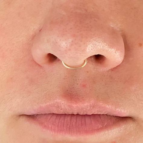 Septum Gold Ring, Septum Gold, Faux Septum Ring, Gold Septum, Septum Piercing Jewelry, Faux Septum, Septum Hoop, Gold Beauty, Pierced Jewelry