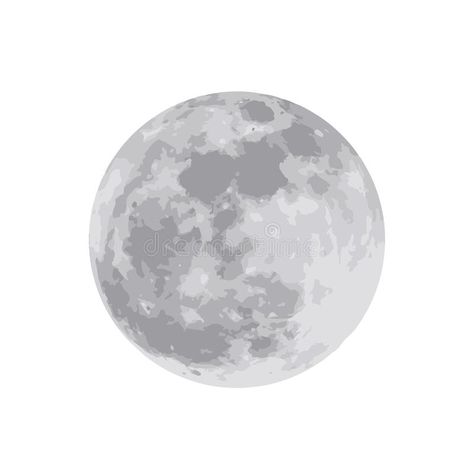 The moon isolated on white background. Vector illustration. EPS. Layered of beau , #AFF, #background, #Vector, #illustration, #moon, #isolated #ad Moon White Background, Full Moon Drawing, Camera Vector Illustration, Moon Vector Illustration, Full Moon Art, Camera Vector, Room Collage, Rug Tufting, Moon Vector