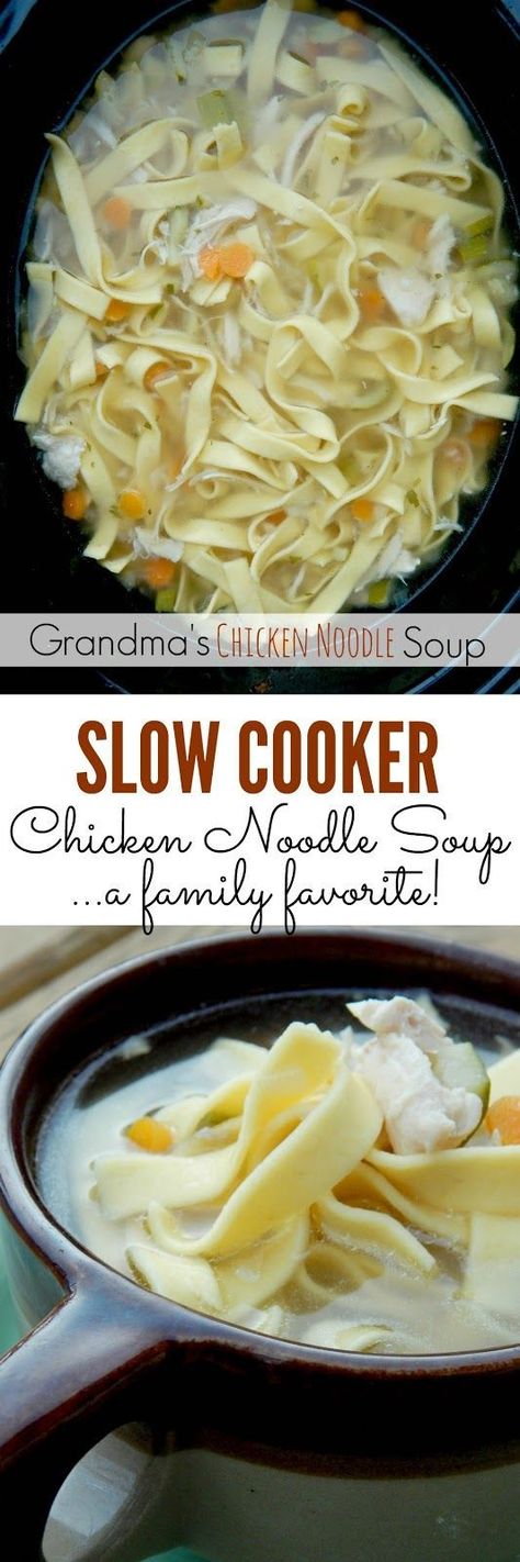 Slow Cooker Chicken Noodle, Slow Cooker Chicken Noodle Soup, Crockpot Meal, Best Slow Cooker, Eating Clean, Crockpot Meals, Slow Cooker Soup, Chicken Noodle Soup, Healthy Crockpot Recipes