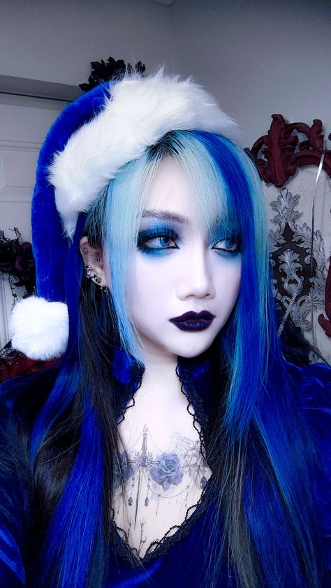 .
.
.
.
#himecut #gothsofinstagram #alternativestyle #altfashion #gothic #asianfashion #style #bluehair  #eyemakeup #asianstyle #时尚 #indigohair
#purplehair #gothgirl #vkeimakeup #fashion #dyedhair #vkei  #alternativegirl #punk  #asianmakeup #altaesthetic #gothaesthetic 
#パンク　#ゴシック #japanesefashion  #gothicmakeup  #jfashion #派手髮 #外国人風

Keywords: alt, gothic, visual Kei, vkei, lolita, douyin, himecut, mana Sama, alternative makeup, Harajuku fashion, kawaii fashion, gothic lolita, alternative, vkei Blue Alternative Makeup, Alt Christmas Makeup, Vkei Make Up, Blue Goth Makeup, Decora Makeup, Christmas Tattoo Designs, Christmas Tattoo Ideas, Rainbow Goth, Harajuku Makeup