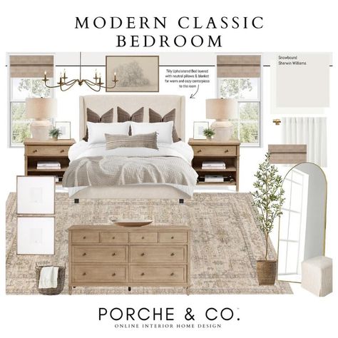 Curated Collections of the Week :: Modern Classic Bathrooms — Porche & Co. Luxury Master Bedrooms Decor Expensive, Master Bedrooms Transitional Decor, Light Grey And Gold Bedroom, Bedroom Dresser And Nightstand Ideas, Modern Classic Bedroom Design, Modern Traditional Bedroom, Modern Classic Bedroom, Classic Bedroom Design, Modern Classic Home