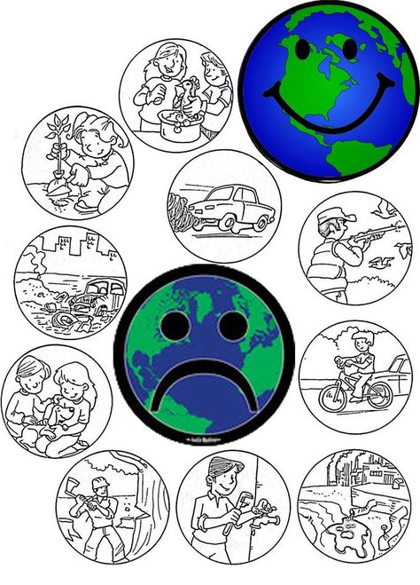 Earth Day Kids Nature Activities, Earth Activities, Earth Day Coloring Pages, Recycling Activities, Earth Day Projects, Earth Day Crafts, Earth Day Activities, Science Projects For Kids, Hand Crafts For Kids