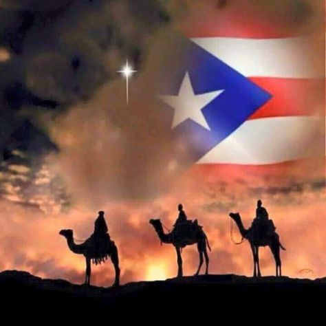 Three Kings Art, 3 Kings Day, Christmas In Puerto Rico, Happy Three Kings Day, Puerto Rican Artwork, Soy Boricua, Three Kings Day, Popular Christmas Songs, Happy Christmas Card