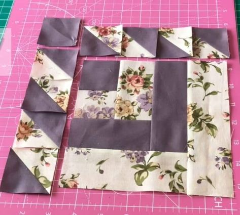 Easy Flower Patchwork Block for Beginners Quilts With Flowers, Fall Hanging Baskets, Flower Patchwork, Stepping Stones Diy, Prairie Flower, Runner Pattern, Sunflower Quilts, Quilting Blocks, Basket Quilt