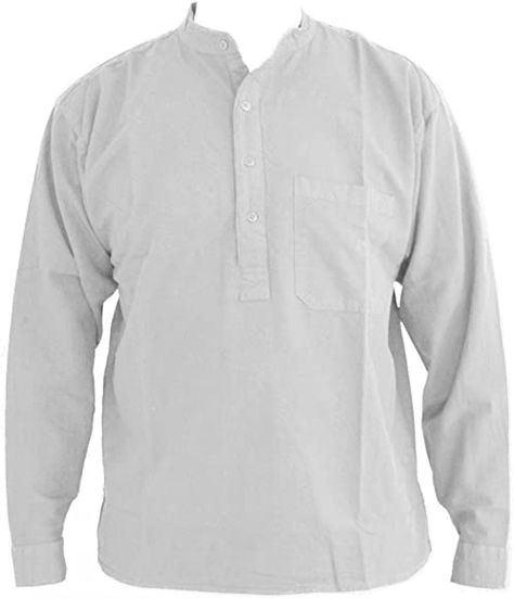 White Grandad Collarless Shirt Cotton Sizes Small to 2XL (Small): Amazon.co.uk: Clothing Knit Shirts, Grandfather Shirts, Collarless Shirt, Denim Shirts, Flannel Shirts, Vintage Mens Fashion, Band T Shirts, Mens Vintage, Retro Shirts